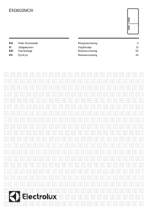 Brugsanvisning Electrolux EN3602MOX Køle-fryseskab