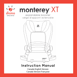 Manual Diono Monterey XT Car Seat