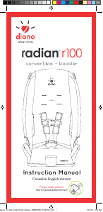 Manual Diono Radian r100 Car Seat