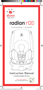 Manual Diono Radian r120 Car Seat