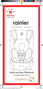 Manual Diono Rainier Car Seat