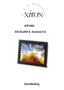 Handleiding Xiron ATP7483 Excellent 8 Android 4.0 Tablet
