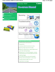 Manual Canon CanoScan 9000F Scanner