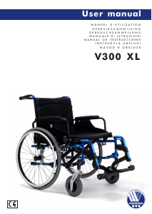 Manuál Vermeiren V300 XL Invalidní vozík