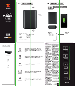 사용 설명서 Xtorm XG1020 휴대용 충전기