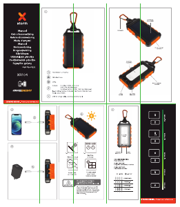 Kullanım kılavuzu Xtorm XR104 Portatif şarj cihazı