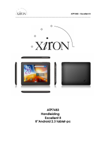 Handleiding Xiron ATP7483 Excellent 8 Tablet