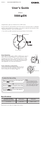 Handleiding Casio Sheen SHE-4550PG-4AUER Horloge