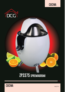 Manuale DCG ZP3375 Spremiagrumi