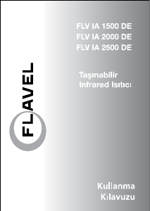 Kullanım kılavuzu Flavel FLV IA 1500 DE Palmiye soba