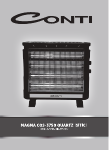 Kullanım kılavuzu Conti CQS-3750 Isıtıcı