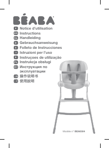 Handleiding Beaba BEA0304 Kinderstoel