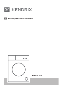 Manual Kendrix WMP-61018 Washing Machine