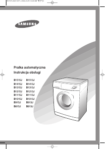 Instrukcja Samsung B1013J Pralka