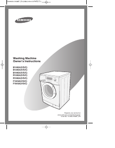 Manual Samsung B1045A Washing Machine