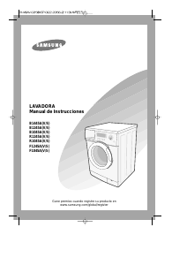 Manual de uso Samsung B1045A Lavadora