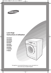 Mode d’emploi Samsung B1045A Lave-linge