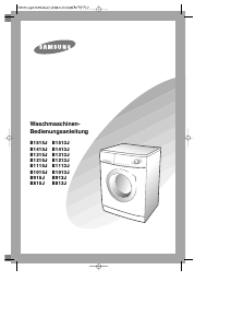 Bedienungsanleitung Samsung B1115J Waschmaschine