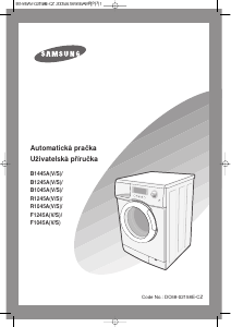 Használati útmutató Samsung B1245AV Mosógép