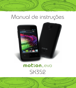 Manual CCE SK352 Motion Evo Telefone celular