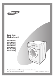 Mode d’emploi Samsung B1445AV Lave-linge