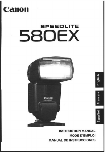 Manual Canon Speedlite 580EX Flash