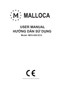 Hướng dẫn sử dụng Malloca MOV-656 ECO Lò nướng