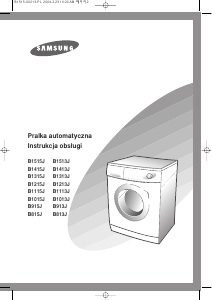 Instrukcja Samsung B813J Pralka