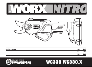 Handleiding Worx WG330 Heggenschaar