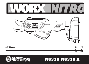 Manual Worx WG330.9 Hedgecutter