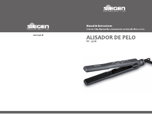 Manual de uso Siegen SG-3526 Plancha de pelo