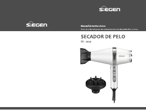 Manual de uso Siegen SG-3039 Secador de pelo