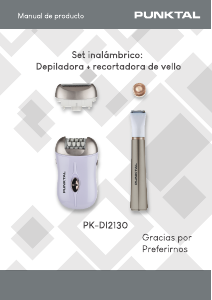 Manual de uso Punktal PK-DI2130 Depiladora