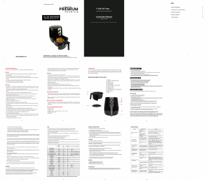 Handleiding Premium PAF400 Friteuse