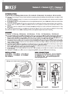 Manual de uso KEF Ventura 4 Altavoz