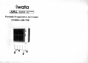 Handleiding Iwata TURBO AIR 75R Ventilator