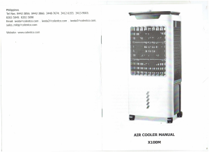 Handleiding Iwata TURBO AIR X100M Ventilator