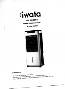Handleiding Iwata TURBO AIR X100R Ventilator