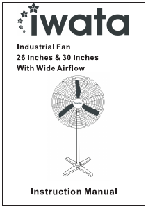 Manual Iwata WIDE AIR 30 Fan