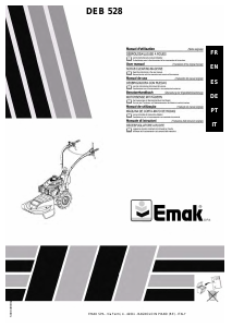 Manual de uso Emak DEB 528 Cortacésped