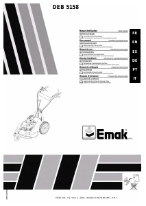 Handleiding Emak DEB 5158 Grasmaaier