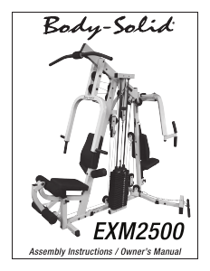 Manual Body-Solid EXM2500B Multi-gym