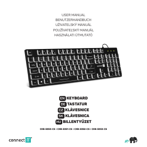 Manual Connect IT CKB-5051-CS Keyboard