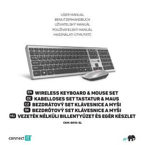 Bedienungsanleitung Connect IT CKM-9010-SL Tastatur