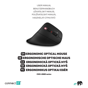 Manual Connect IT CMO-2880-BK Mouse