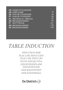 Mode d’emploi De Dietrich DPI7766XP Table de cuisson