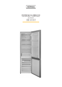 Посібник Kernau KFRC 18152 NF W Холодильник із морозильною камерою