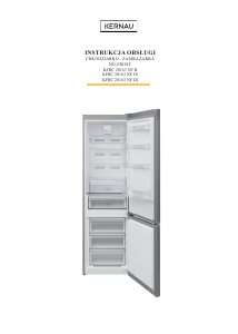 Посібник Kernau KFRC 20163 NF DI Холодильник із морозильною камерою