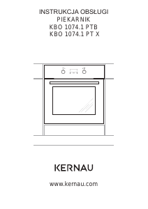Instrukcja Kernau KBO 1074.1 PT B Piekarnik