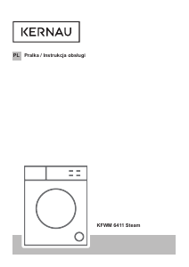 Instrukcja Kernau KFWM 6411 Steam Pralka